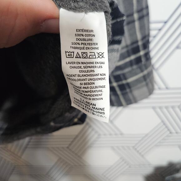 Mens LL Bean  Insulated Button Front Size Small - Picture 4 of 5